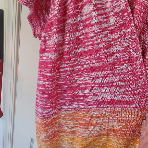 Lane Bryant Space Dye Short Sleeve Sweater in Size 22/24 - Picture 6 of 16